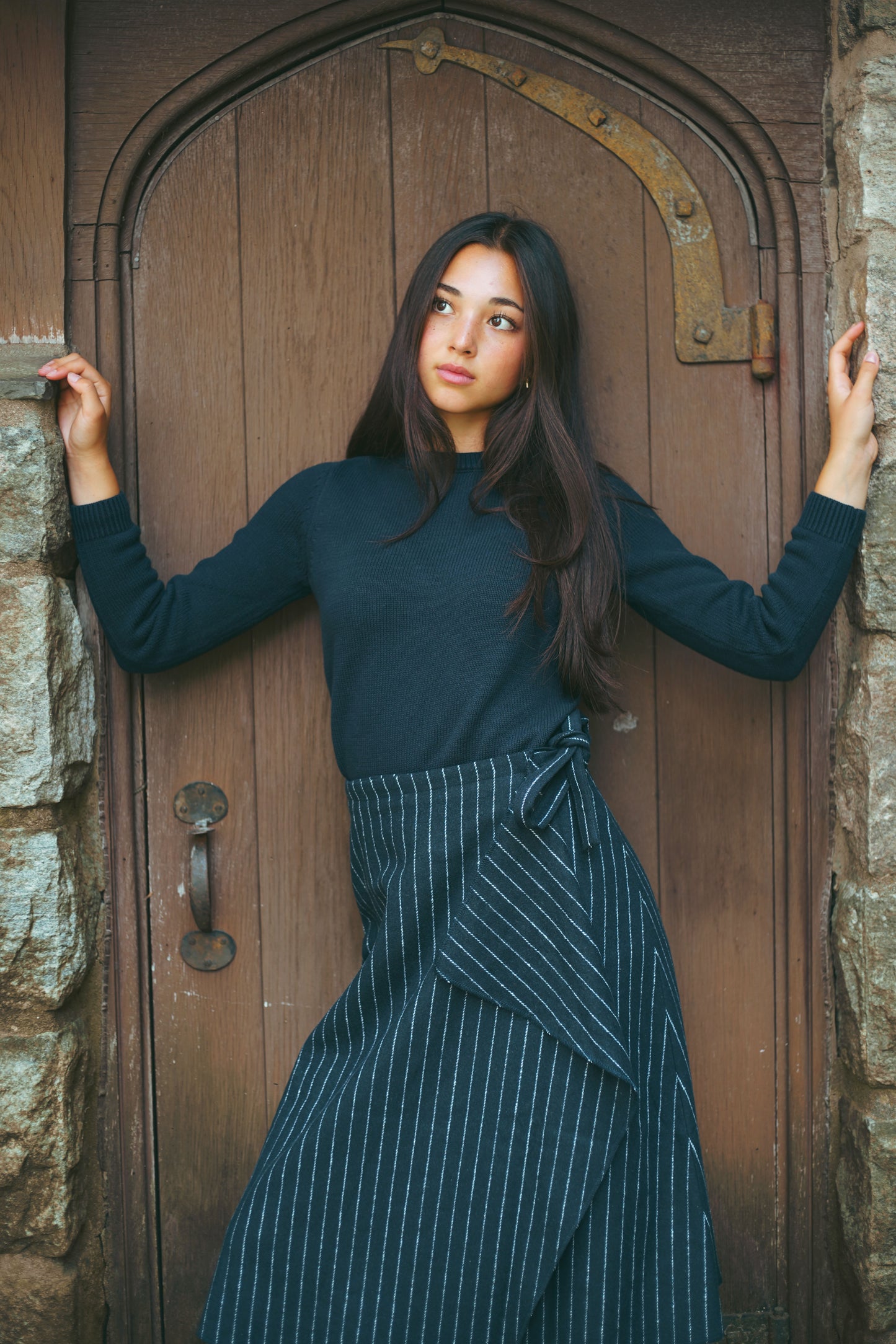 Chunky Knit Crewneck Navy