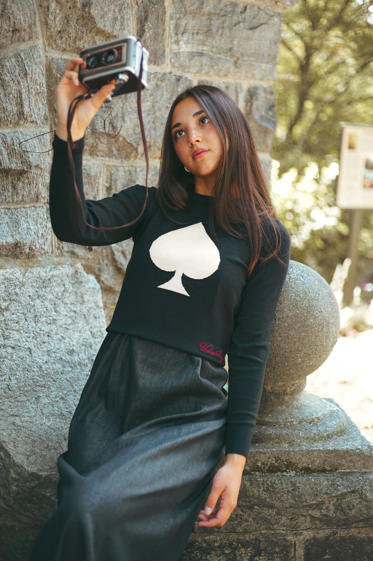 Ace Knit Sweater Black