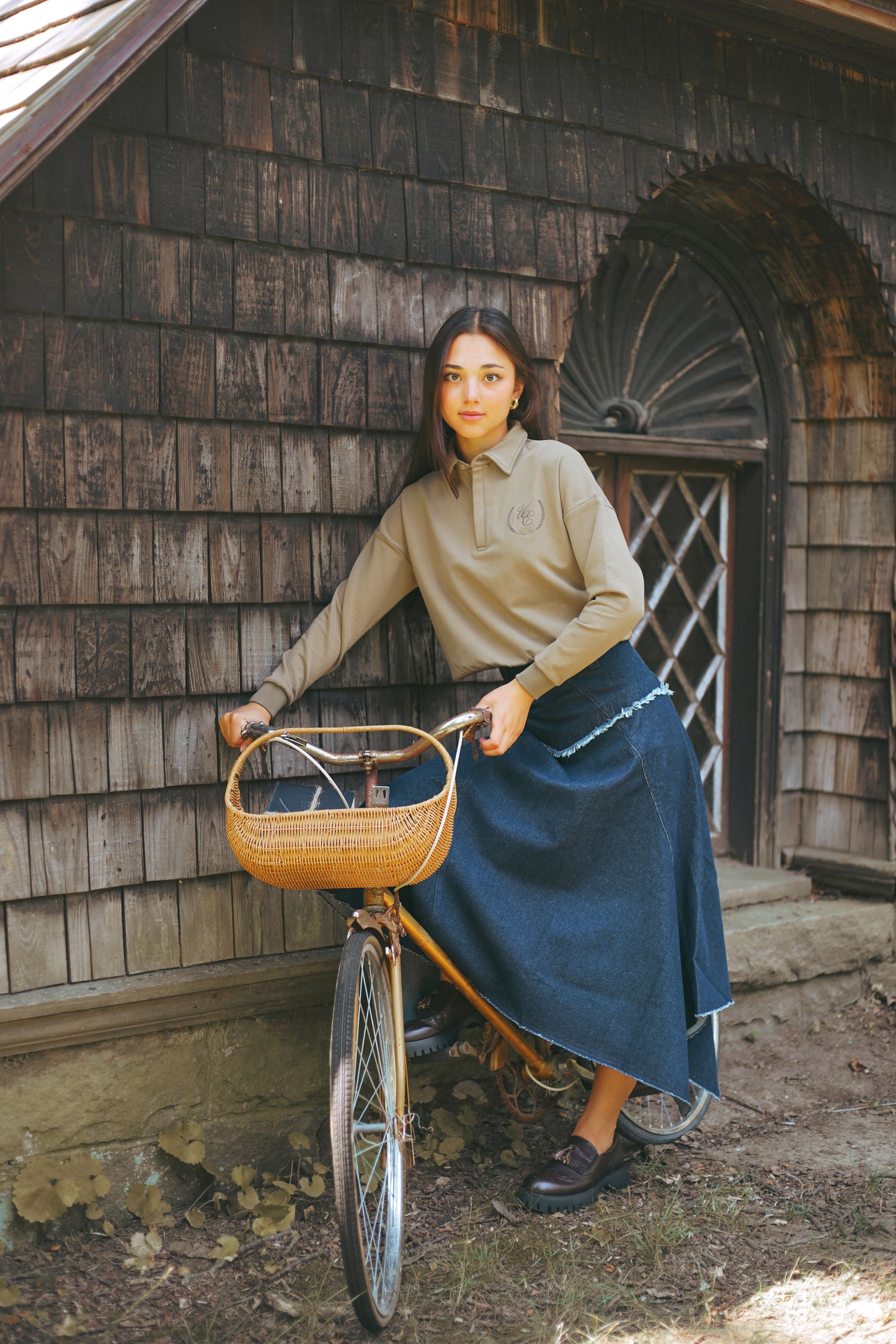 Polo Sweatshirt Khaki