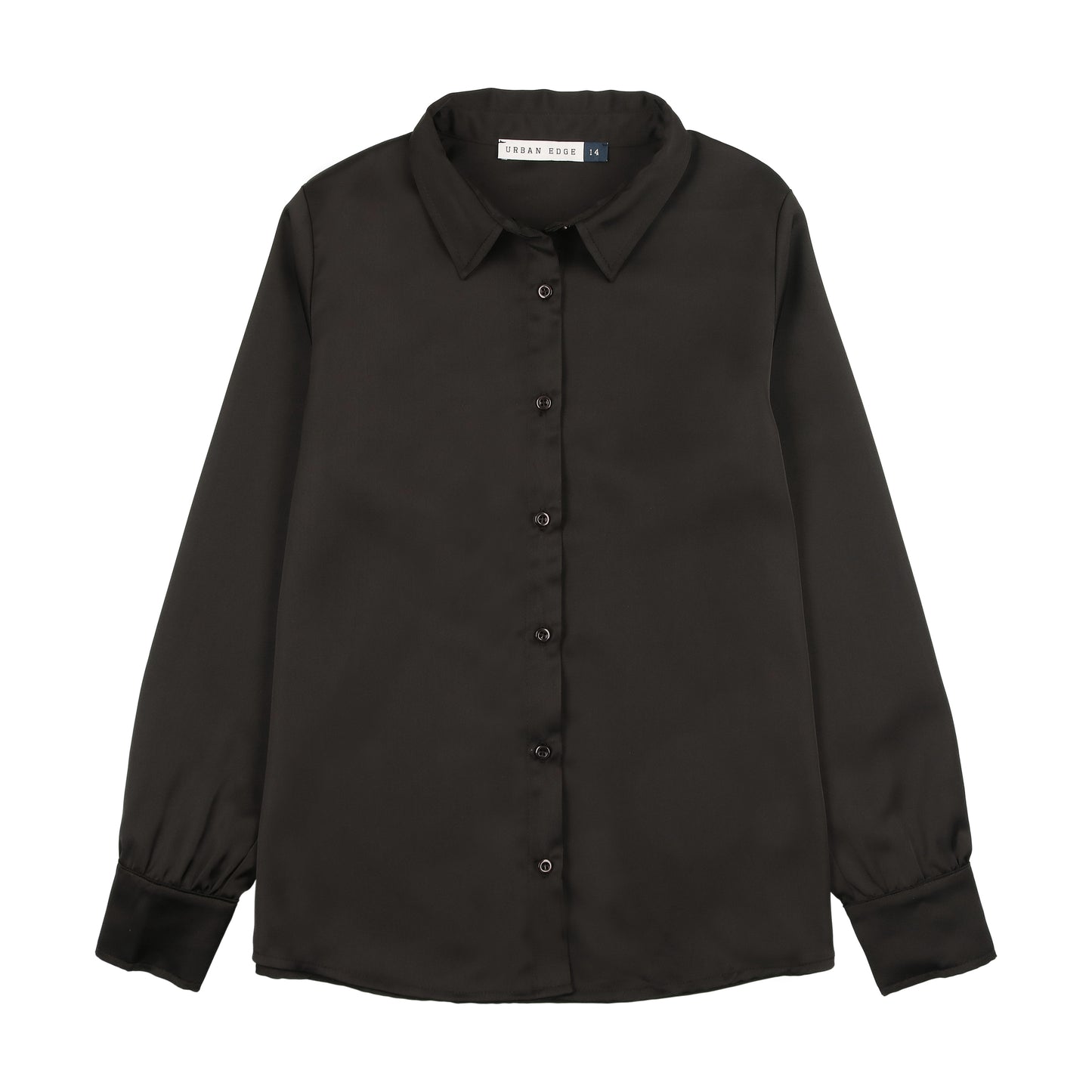 Satin Blouse Black