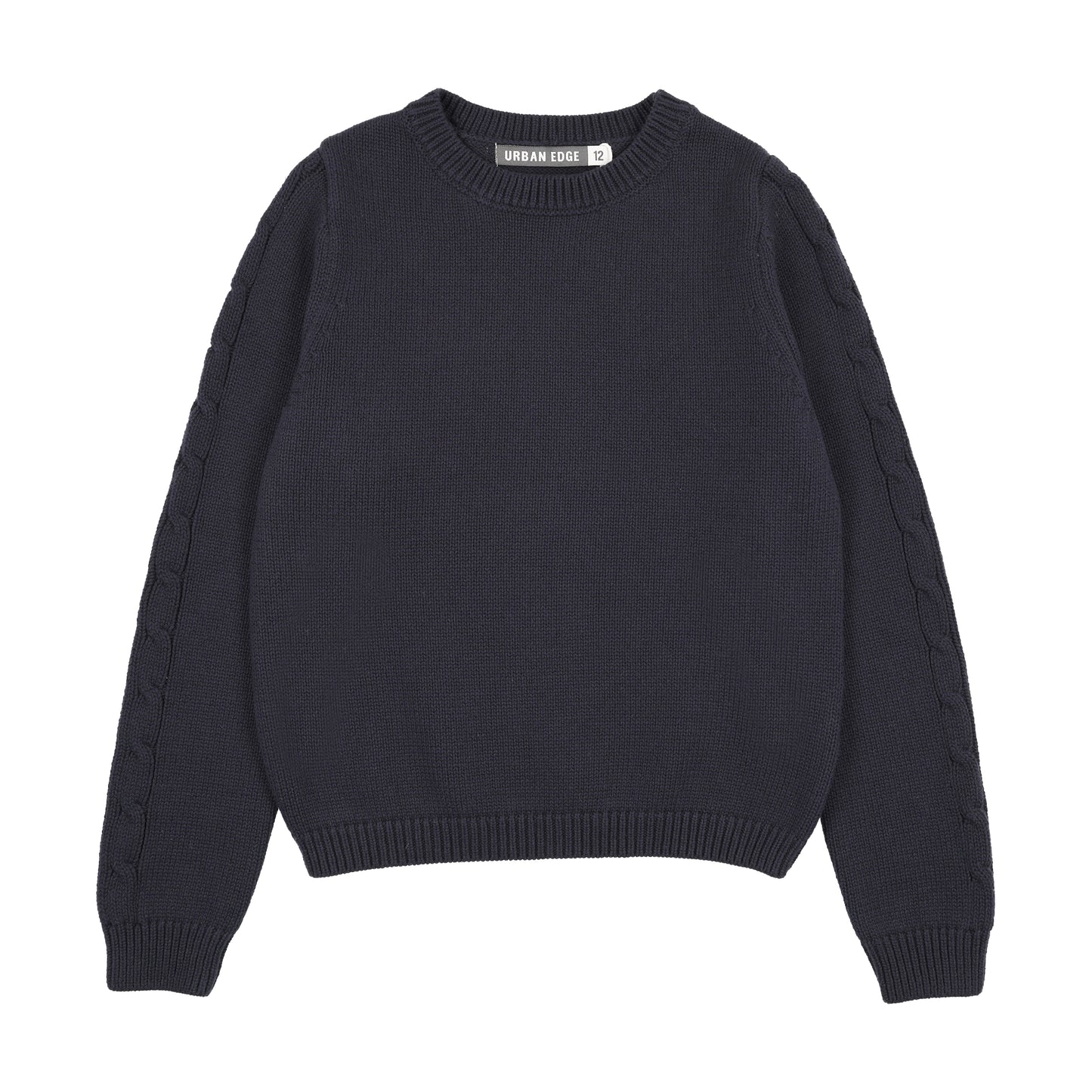 Chunky Knit Crewneck Navy