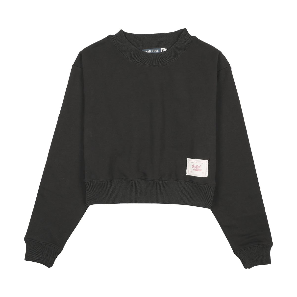 Cropped Sweatshirt Black
