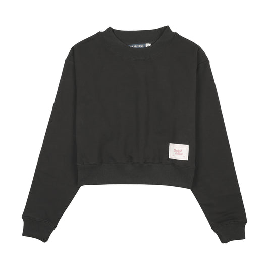 Cropped Sweatshirt Black