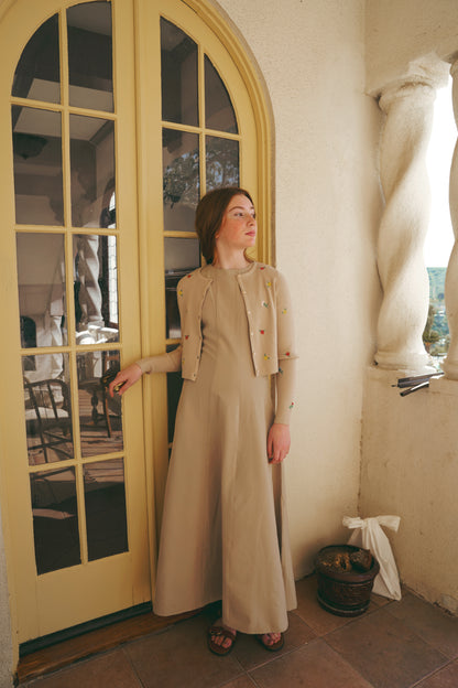 Paneled Cotton Dress