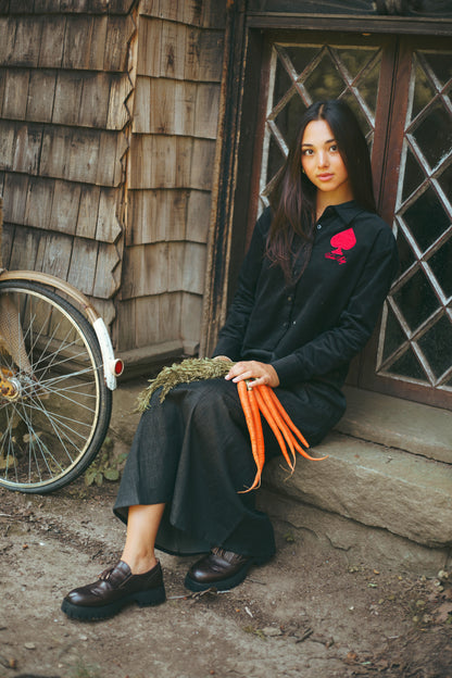 Corduroy Black Ace Shirt