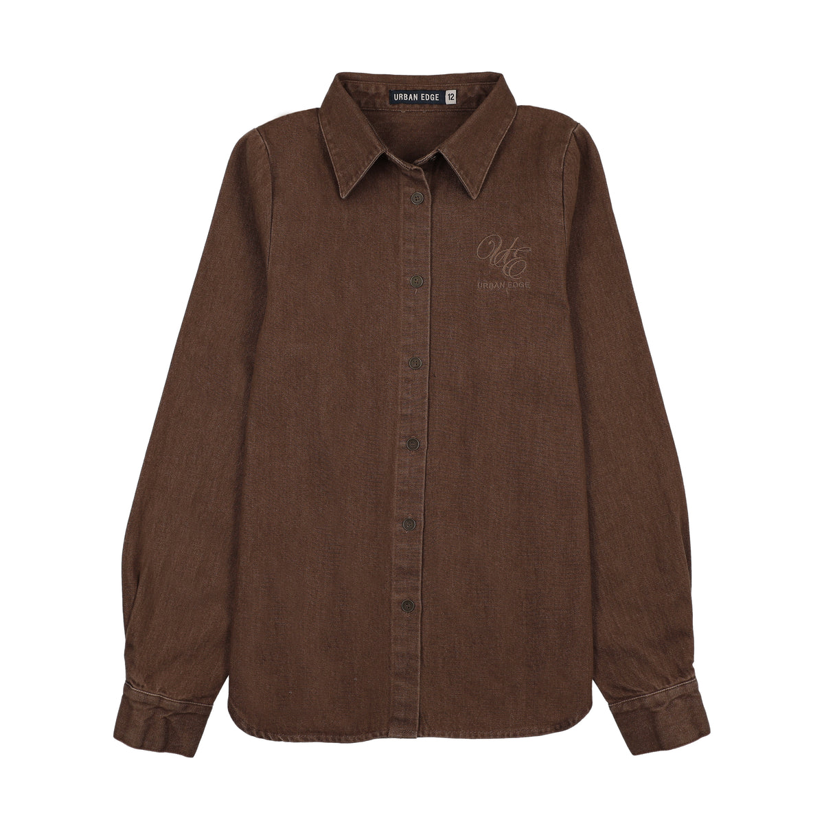 Denim Shirt Brown
