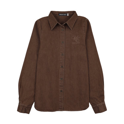Denim Shirt Brown