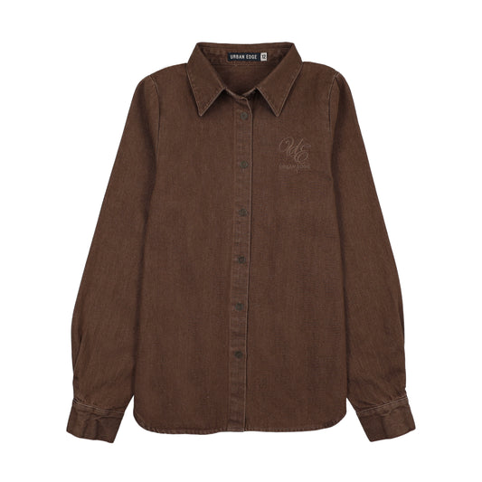 Denim Shirt Brown