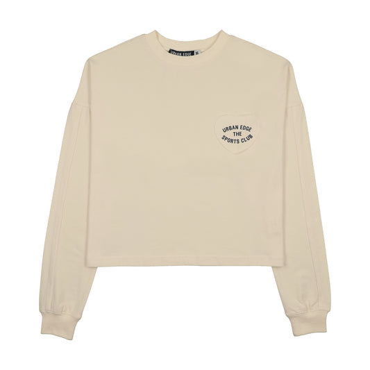 Heart Patch Tee- Off White
