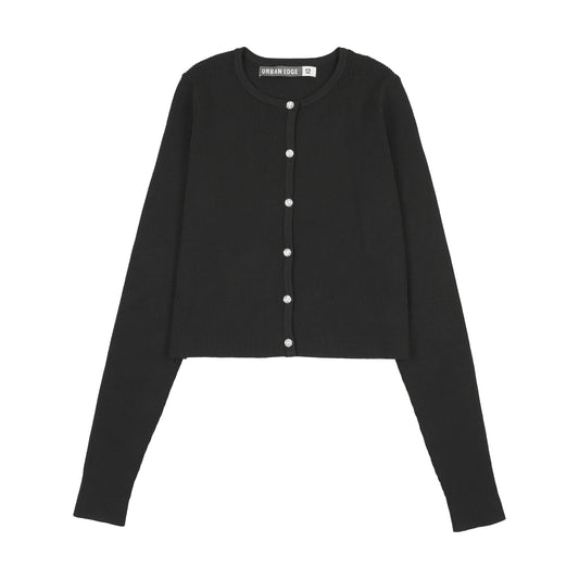Knit Cardigan Black