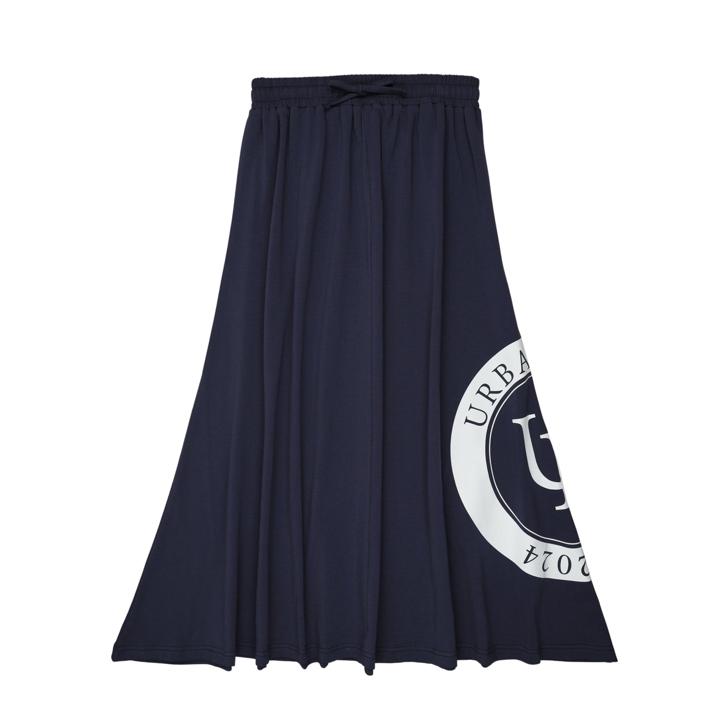 Logo Skirt-Navy
