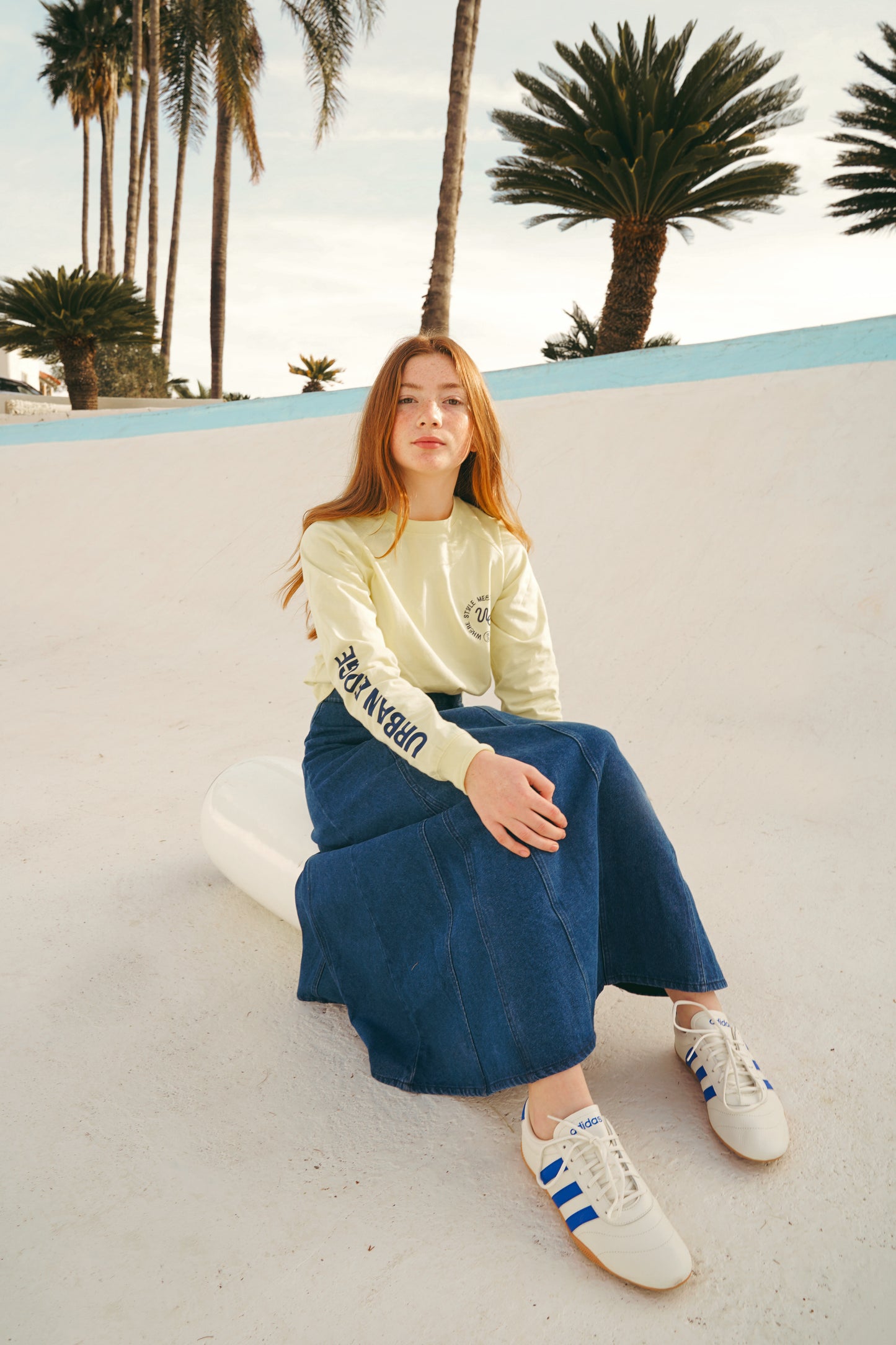 Oversized Raglan Tee- Yellow