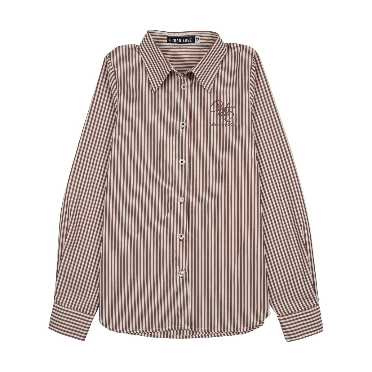 Pinstripe Shirt Brown
