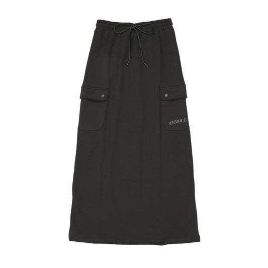 Midi Sweatset Sweatskirt Black