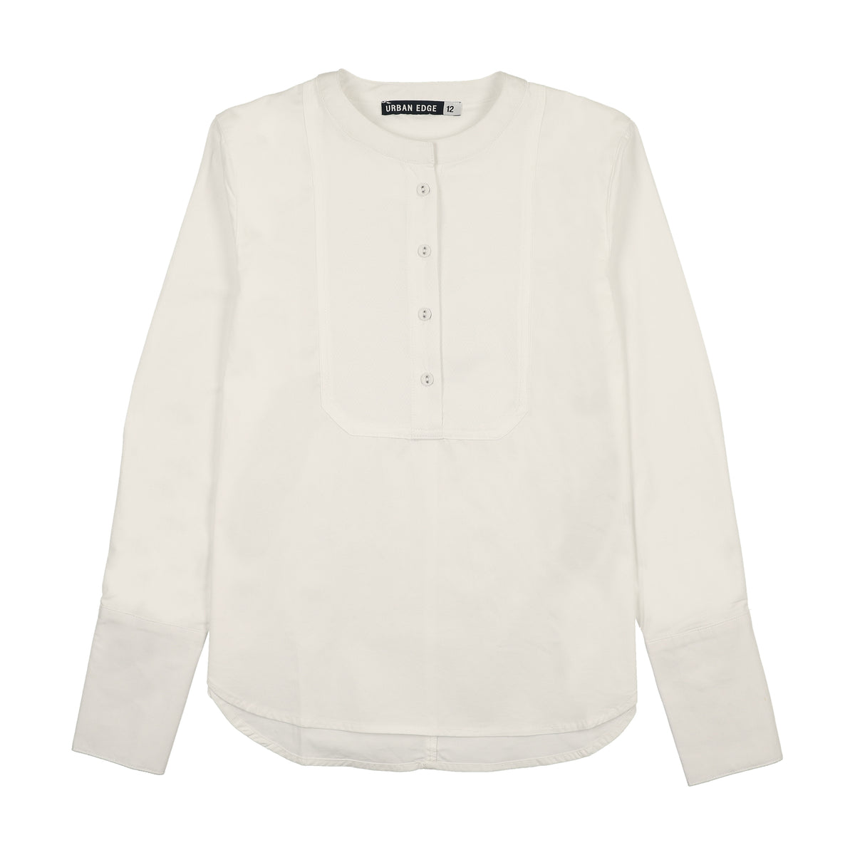 White Bibbed Shirt