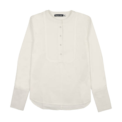 White Bibbed Shirt