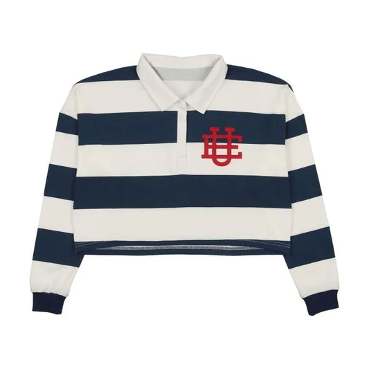 Navy Striped Rugby Tee