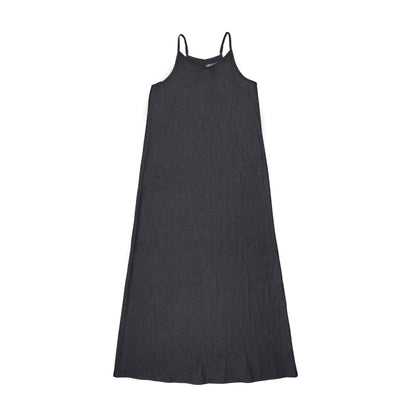 Denim Slip Dress Navy