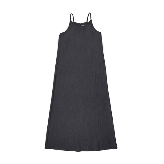 Denim Slip Dress Navy