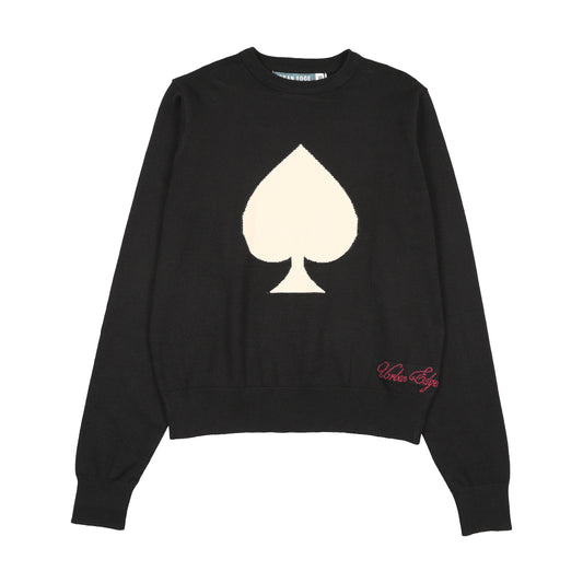 Ace Knit Sweater Black