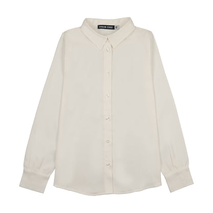 Satin Blouse Off White
